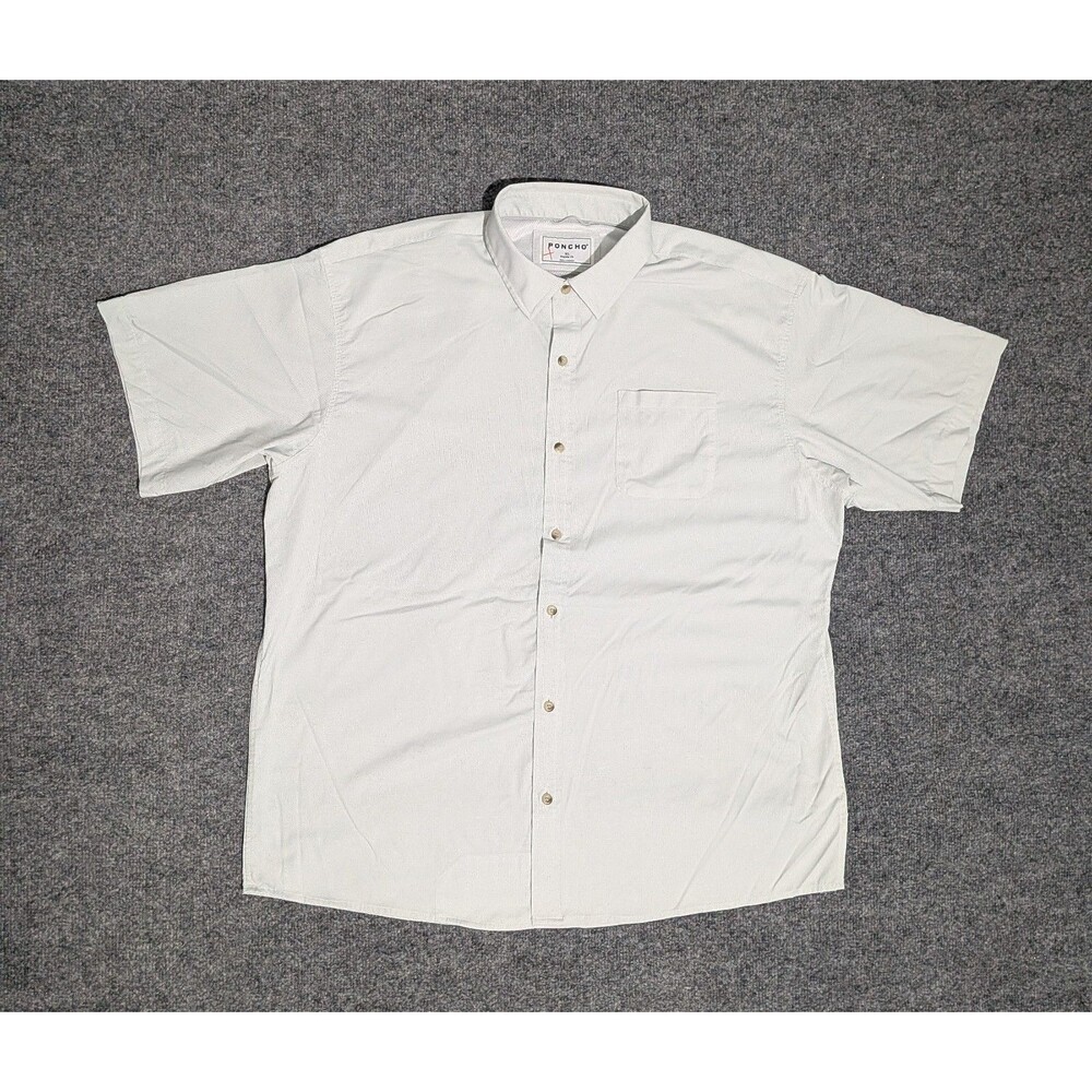 Poncho Shirt Mens XL Regular Fit Short Sleeve